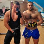 Антон Гусев в спортзале