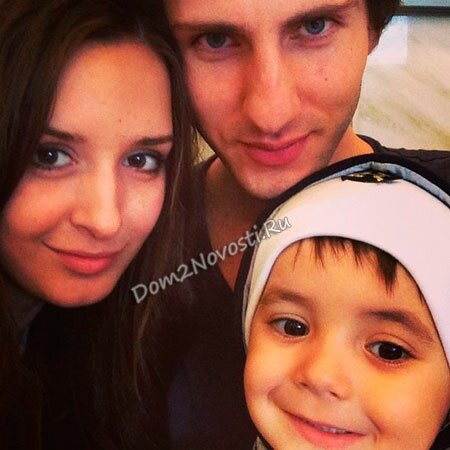 Рита Агибалова с Павлом Марсо Рита Агибалова с Павлом Марсо и Митей